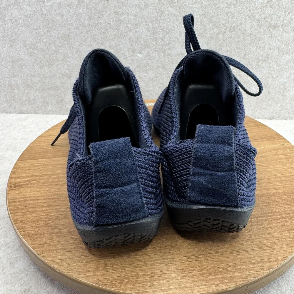 Arcopedico Shoes Womens Size 9 9.5 Blue Knit Lace Up Lightweight Walking Sneaker